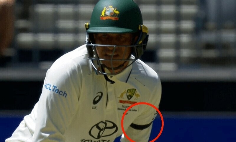 Usman Khawaja Wears A Black Armband In Support Of Gaza  