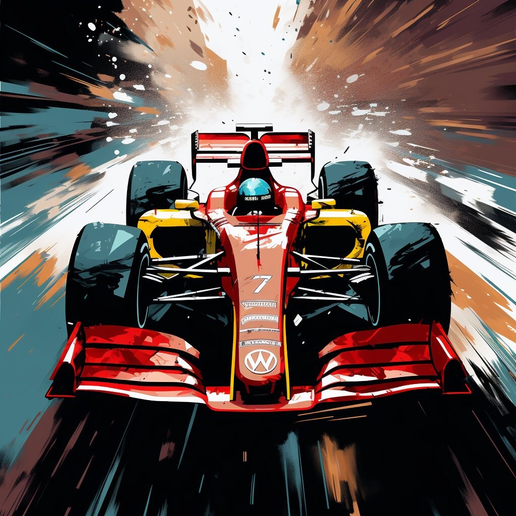 Midjourney Generated Spectacular Formula One Car Images  