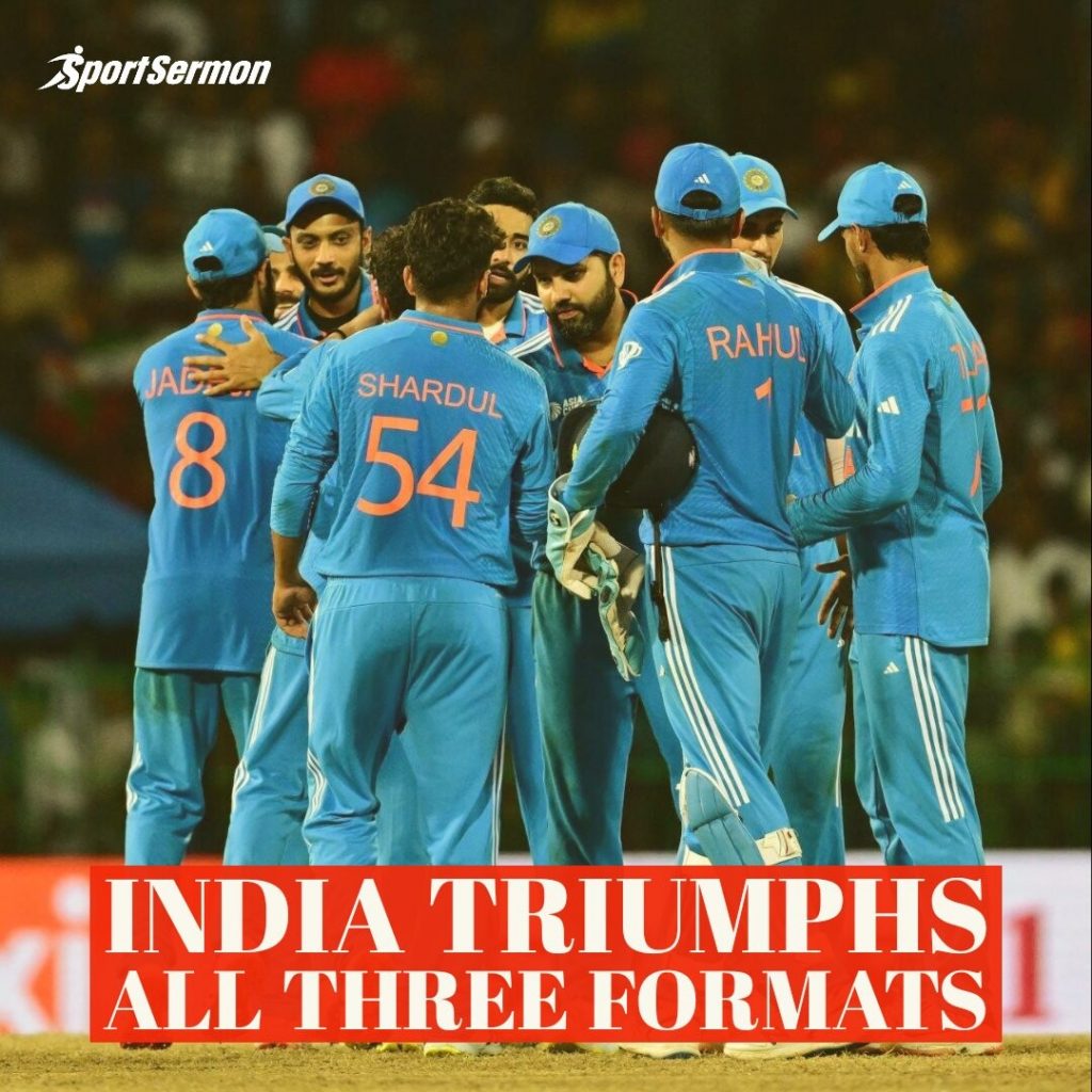 India Becomes No.1 Ranked ODI Team in All Three Formats  