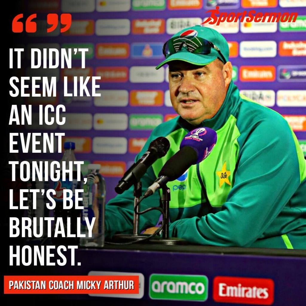 Inappropriate Behavior Mars India-Pakistan World Cup Clash  