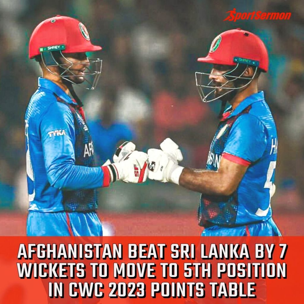 Afghanistan Beats Sri Lanka to Keep Semifinals Hopes Alive  