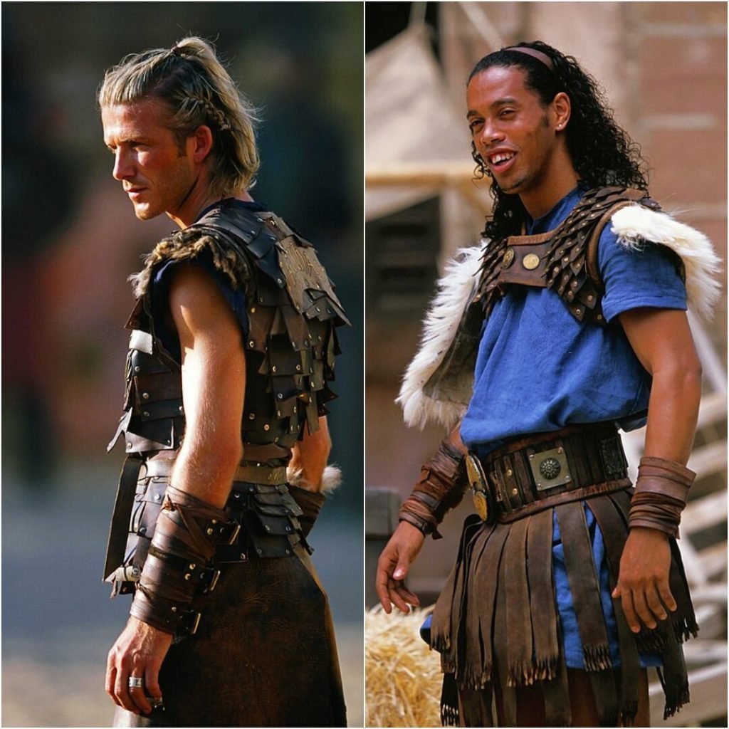 Iconic Pepsi Foot Battle of 2003 with Beckham and Roberto  