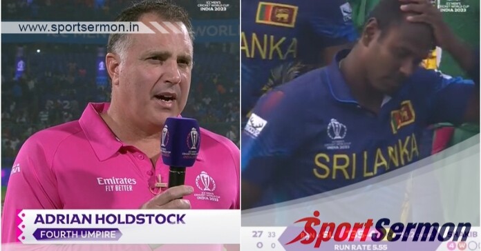 Adrian Holdstock Tells Why Angelo Mathews Was Timed-Out  