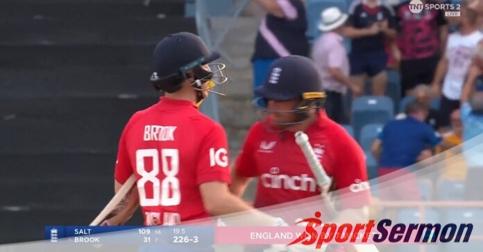Salt & Brook Script England Win in 223 Runs Chase Over WI  