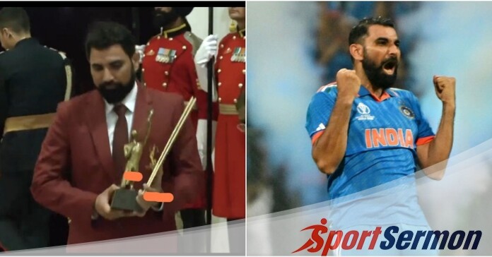 Mohammad Shami Receives Prestigious Arjuna Award  
