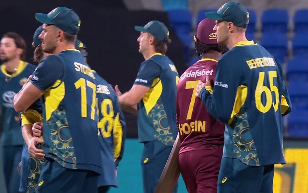 West Indies fall short in close game against Australia  