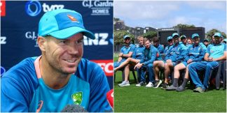 David Warner Suffers Kiwi Taunts After Arriving for T20IS  