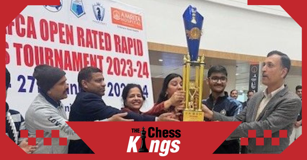 AFCA Rapid Rating Open 2024 के विजेता बने ओजस्व  