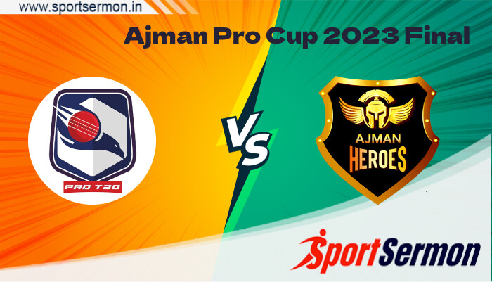AJH vs TVS Live Score, Ajman Pro T20 Cup Final 2023  