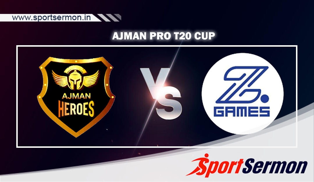 AJH vs ZGS Live Score, Match 6th, Ajman Pro T20, 2023  