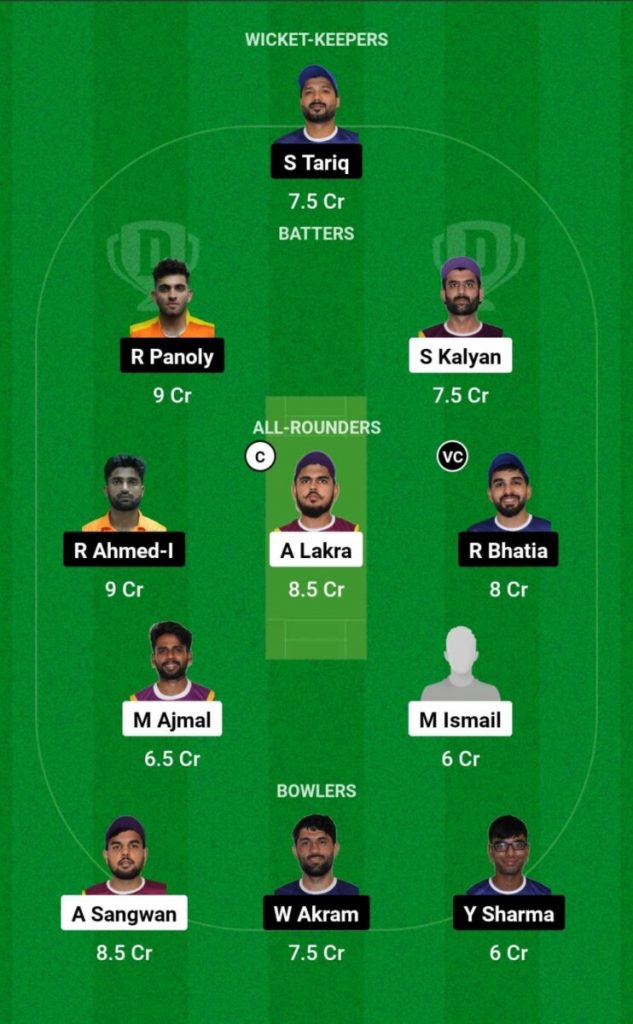 AJM vs DUB Dream11 Prediction, Match 12, Emirates D20, 2023  