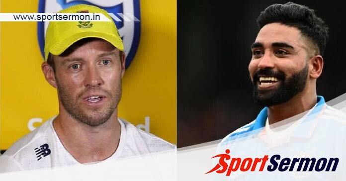 ODI World Cup: Villiers praises cricketer Mohammed Siraj  