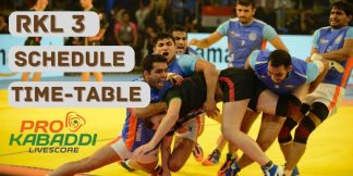 Real Kabaddi League 2023 का पूरा Schedule और Time-Table  