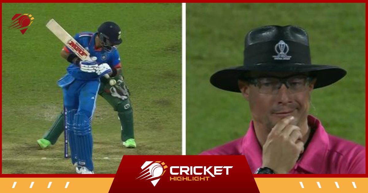 Richard Kettleborough ने गेंद को वाइड क्यों नहीं दिया?  