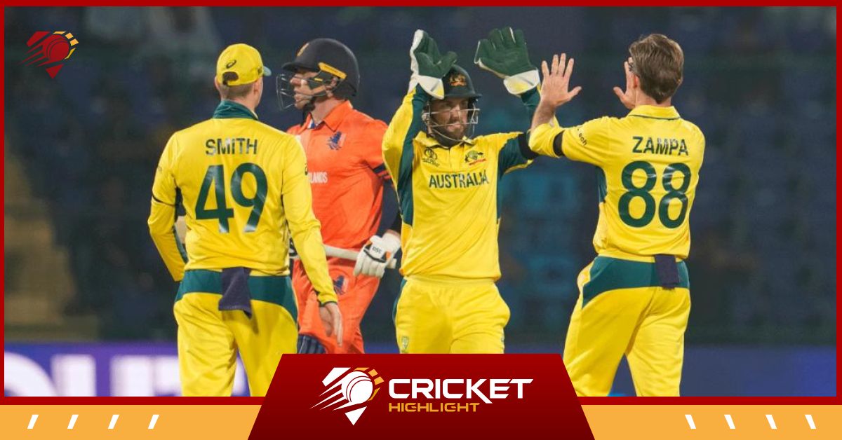 AUS-NED ODI World Cup Match में कुल कितने रिकॉर्ड्स बने?  