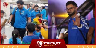 CWC: इंग्लैंड से मुकाबले के लिए Lucknow पहुंची Team India  