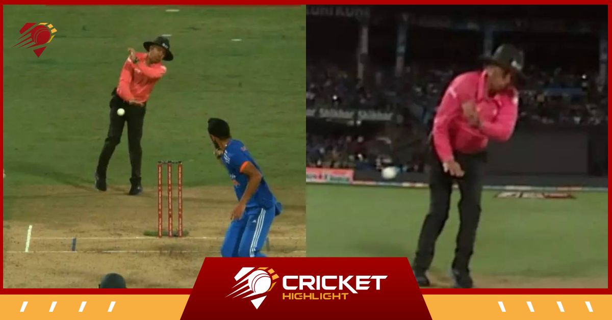 IND vs AUS: अर्शदीप के ओवर में बाल-बाल बचे अंपायर, Video  