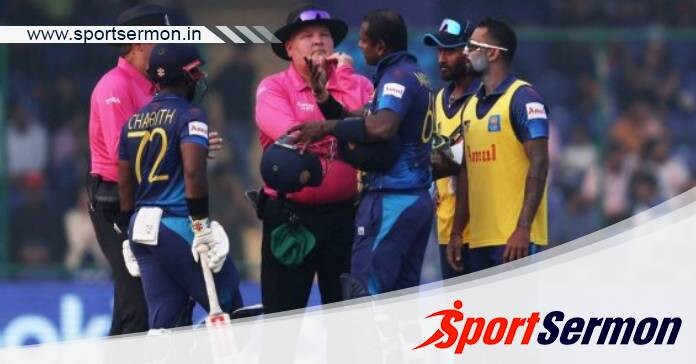 Angelo Mathews become first batter to be timed out in Game  