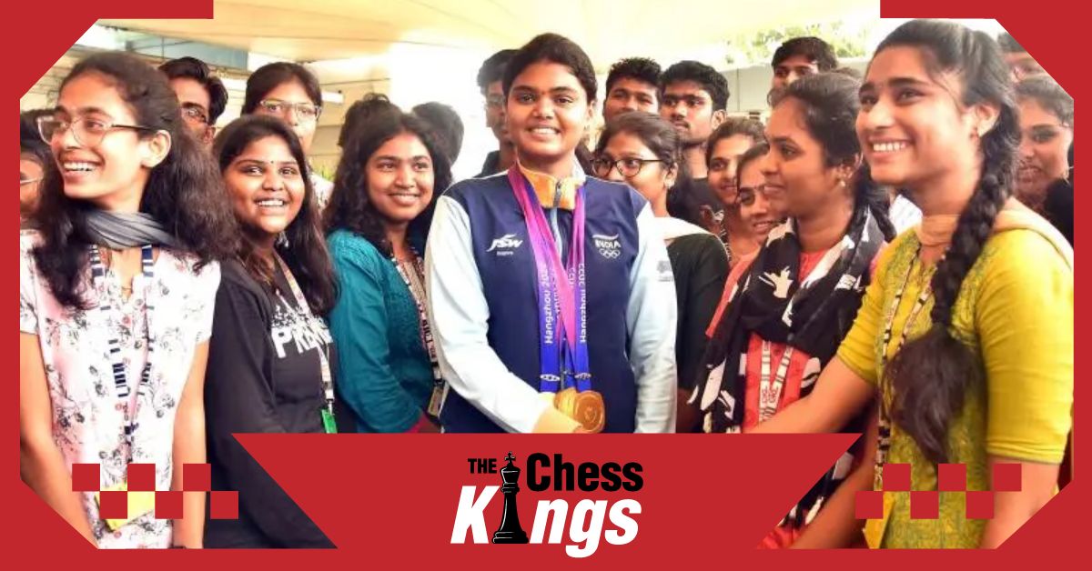 Asian Games की पदक विजेता को सम्मान  