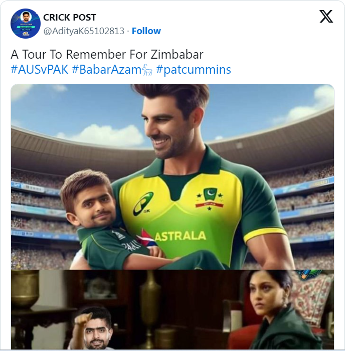 PAK vs AUS 2nd Test: Babar trolled after PAK’s defeat  