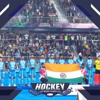 भारत-जर्मनी के हॉकी मैच में दर्शकों का उत्साह, देशभक्ति से ओतप्रोत दिखे दर्शक  