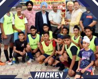 जूनियर पुरुष हॉकी टूर्नामेंट में दशमेश टीम ने किया कब्जा, हीरानगर को हराया  