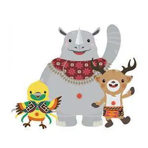 Asian Games Mascots Characters from 1982 to 2023  