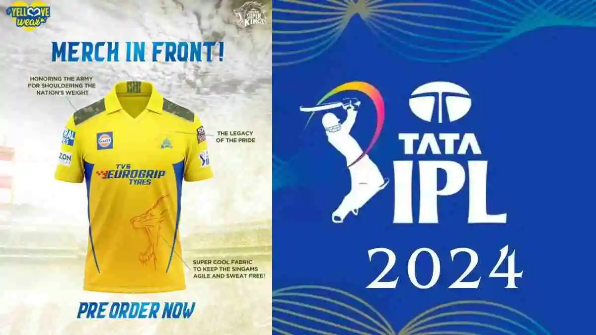 CSK unveils brand new Jersey for IPL 2024  
