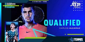 Carlos Alcaraz ने किया NITTO ATP FINALS 2023 में क्वालिफाई  