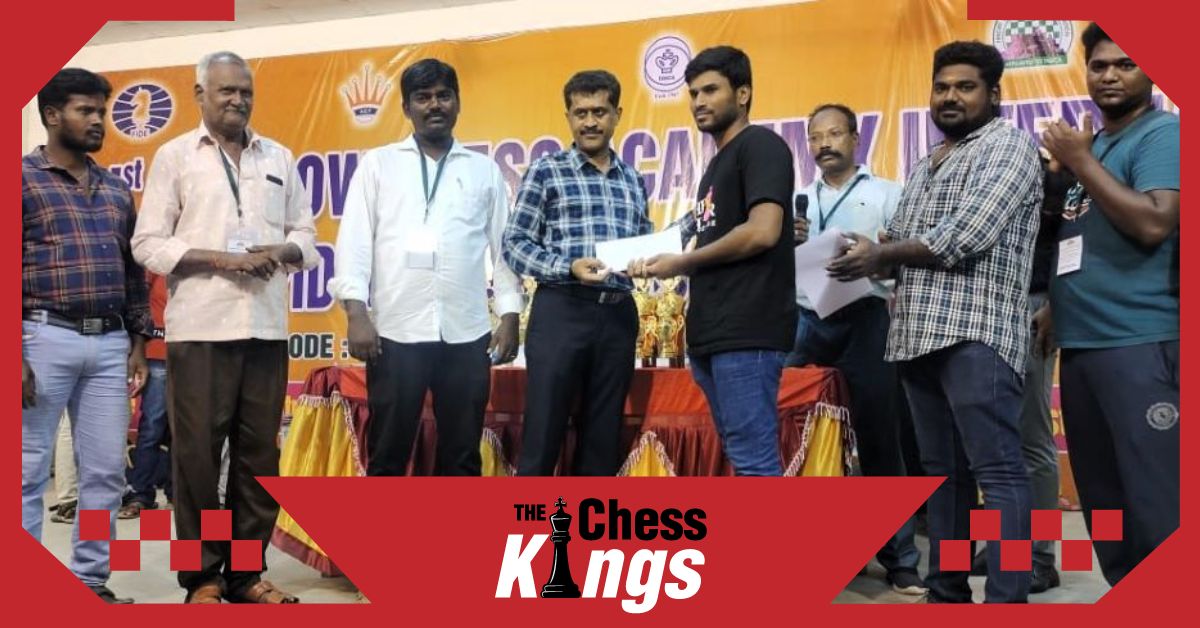 Chess Academy Rapid Rating Open के विजेता बने Prasannaa  