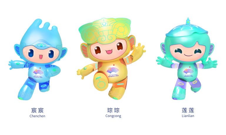 Asian Games Mascots Characters from 1982 to 2023  