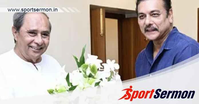 CM Patnaik & Ravi Shastri discuss cricket infra in Odhisa  