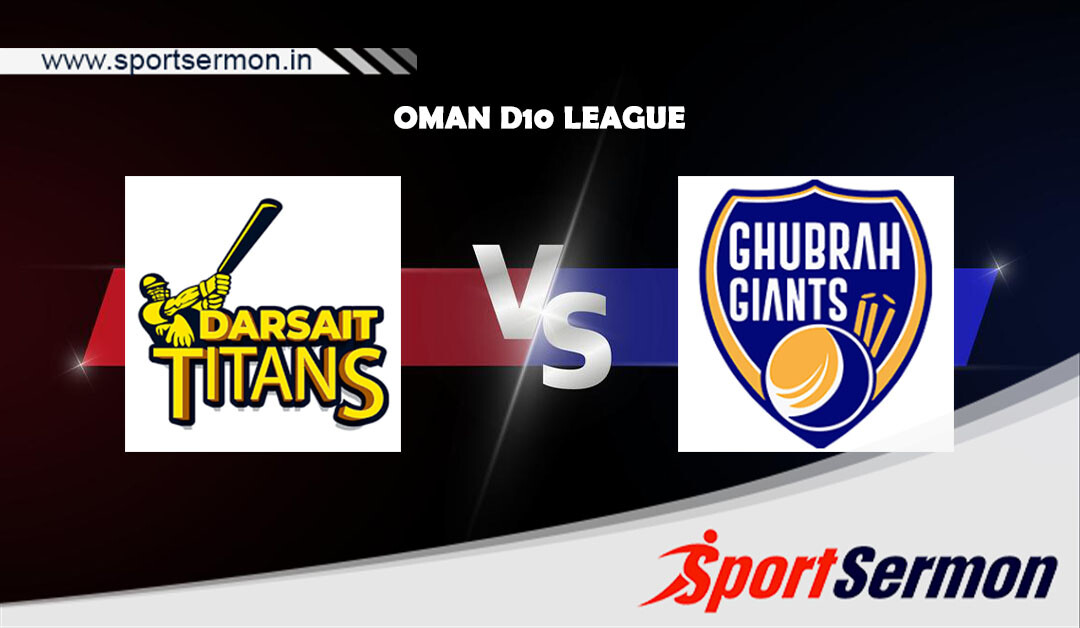 DAT vs GGI Live Score, Match 22, OMAN D10 League, 2024  