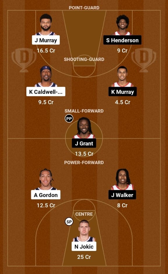 Denver Nuggets vs Portland Trail Blazers Live, NBA 2023-24  