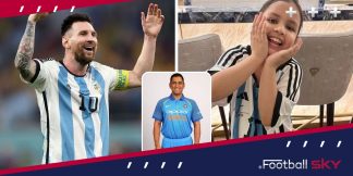 मेसी ने धेनी की बेटी को भेजा तोहफा  