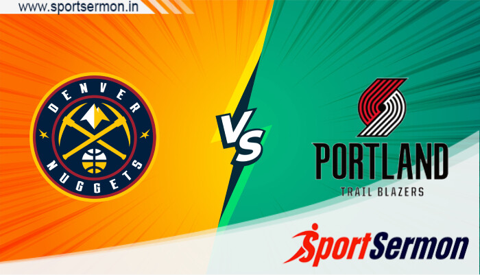 Denver Nuggets vs Portland Trail Blazers Live, NBA 2023-24  