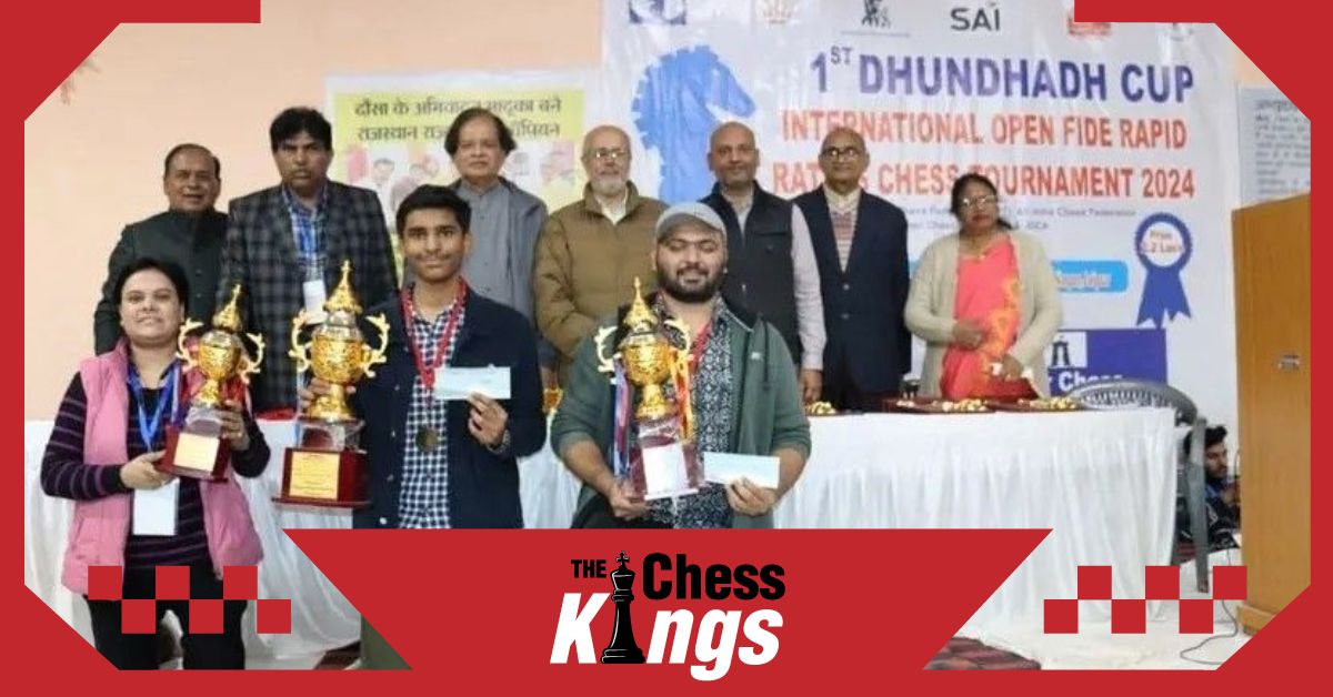 Dhundhadh Cup Rapid Rating की ट्रॉफी यश ने जीती  