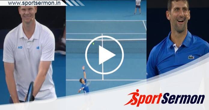 Djokovic bows down to Steve Smith at Australian Open 2024  