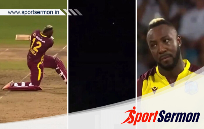 ENG vs WI: Andre Russell Hits Adil Rashid For A Massive Six  