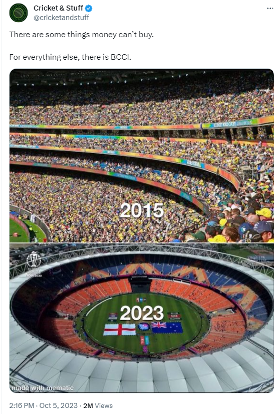 ENG vs NZ: 47,518 People Attended the CWC 2023 Opening Game  