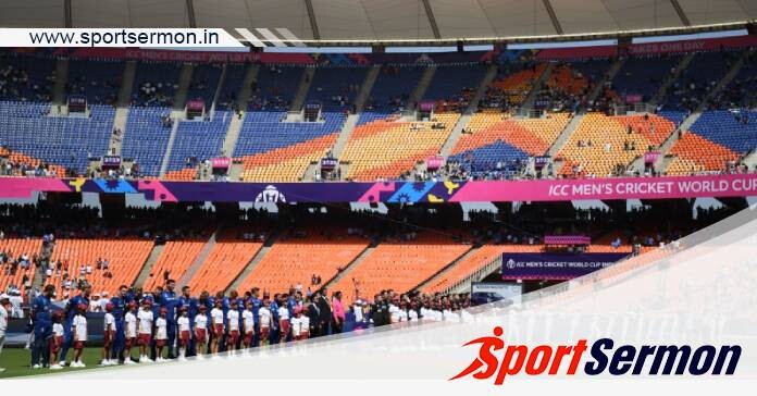 Empty Stadium for ENG vs NZ ODI World Cup 2023 Opener Clash  