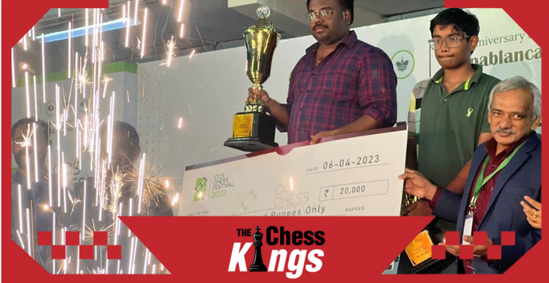 रवि तेजा ने सीसीएस चेस फेस्टिवल ब्लिट्ज रेटिंग ओपन 2023 जीता  