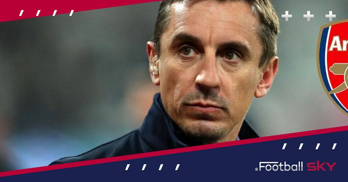 गैरी नेविल ने 3 आर्सेनल खिलाड़ियों को महत्वपूर्ण बताया  