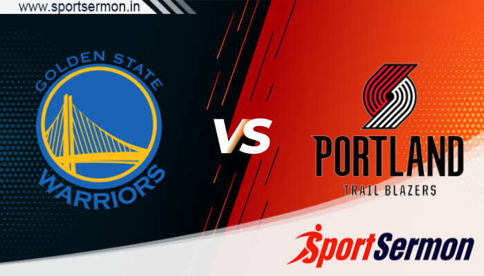 Golden State Warriors vs Portland Trail Blazers,NBA 2023-24  
