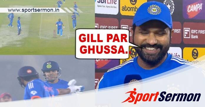 IND vs AFG: Rohit reacts on run-out over Gill's Confusion  