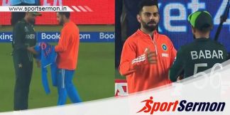 Virat Kohli gifts autographed Jersey to Babar Azam  