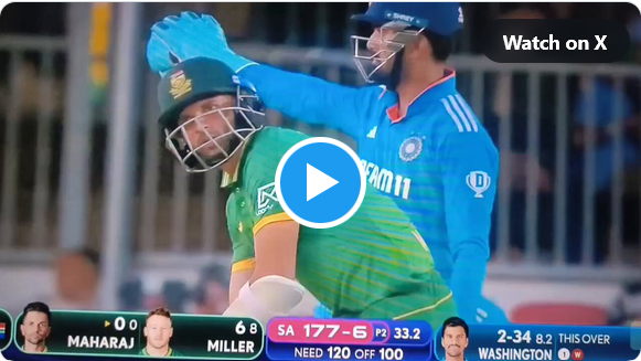 IND vs SA 3rd ODI: Rahul Asks Keshav Maharaj Funny Question  