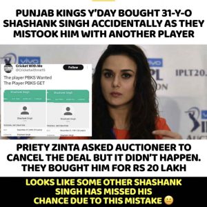 Trolls: Punjab Kings sign wrong player in IPL Auctions 2024  