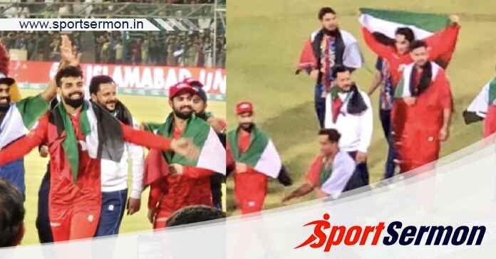 After win, Islamabad United players wave Palestine flags  