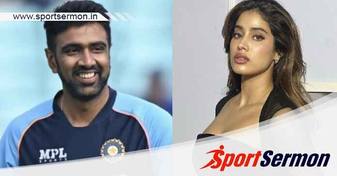 Ashwin's fun banter with actress Janhvi Kapoor 'parody  